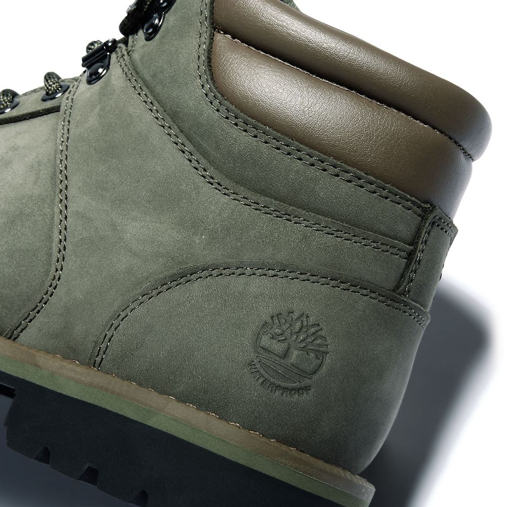 Botas de Montaña Timberland Hombre Redwood Falls Waterproof Mid Verde Oscuro - Chile WUR-720854